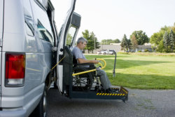 elder in a wheelchair